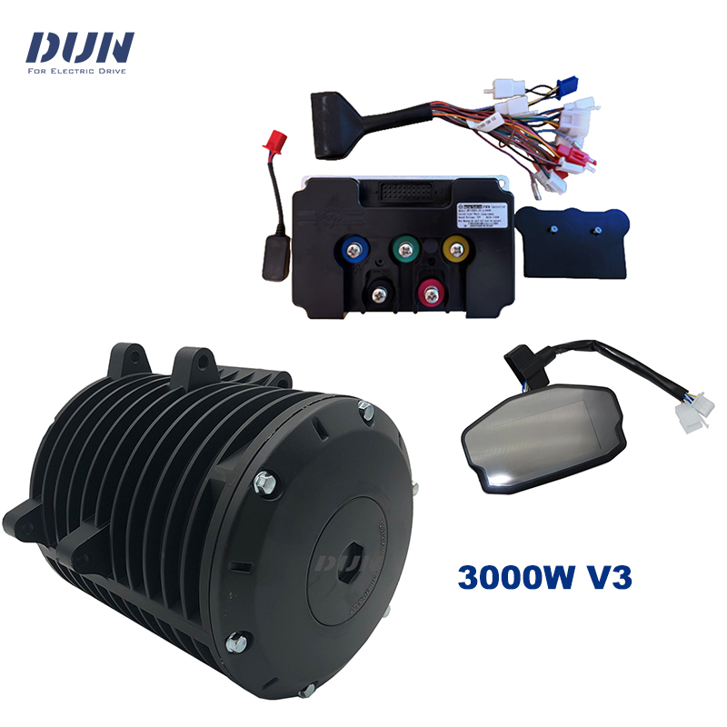 Mid Drive Motor Kit 72V 3000W - qs138 3000W V3 ハイパワー 72v 70H