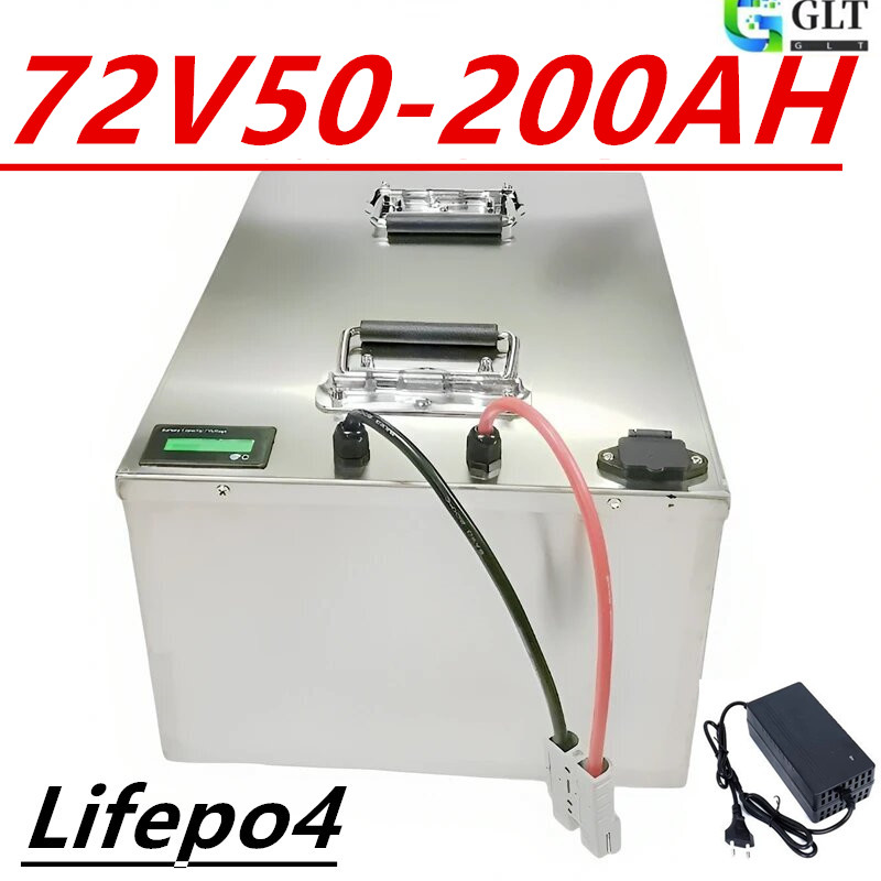 72V 60Ah Lifepo4 Battery Pack - 72V Lifepo4 バッテリーパック 50Ah100Ah/120Ah/150Ah/200Ah Bluetooth BMS