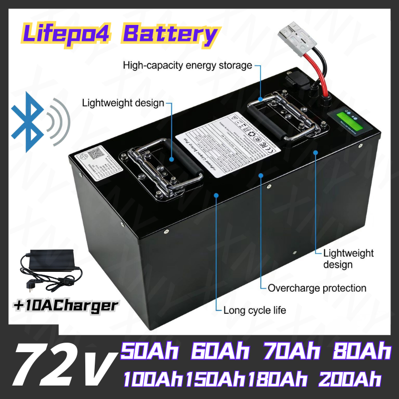 XNY-72Vリチウム電池LifePo4 50Ah 60AH - 72V 60Ah Lifepo4 Battery Pack のレビューと価格