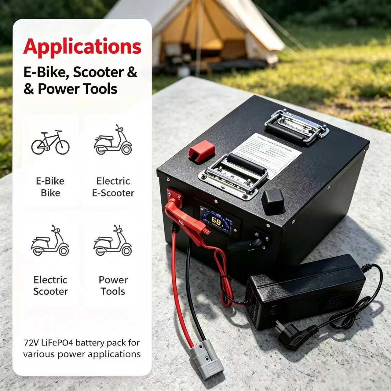 72V 50Ah 50A 60Ah 60Ah 60A リチウ - 72V 60Ah Lifepo4 Battery Pack のレビューと価格