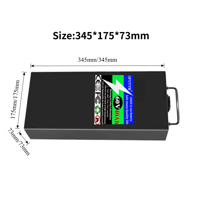 新しい 60V 40Ah 35Ah 30Ah 電動バイクリチ - 60V 30Ah Electric Scooter Battery のレビューと価格
